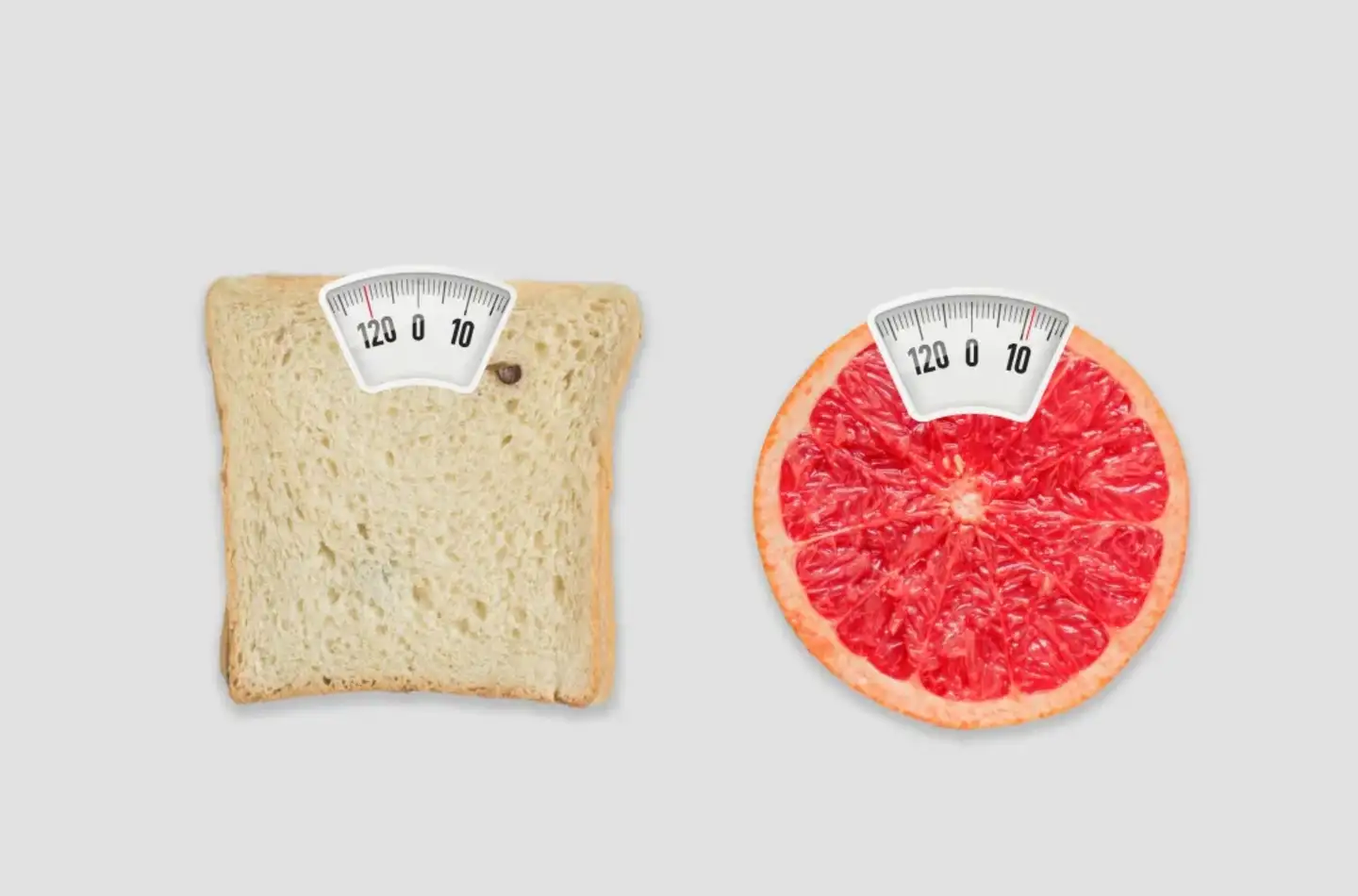 Staring at the “calorie counter”, calculating whether to lose weight or gain weight by eating.